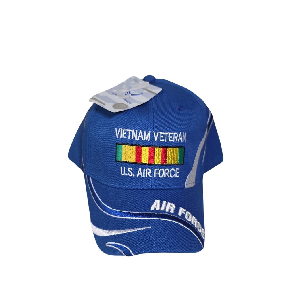 US Air Force Vietnam Veteran Blue Baseball Hat NWT